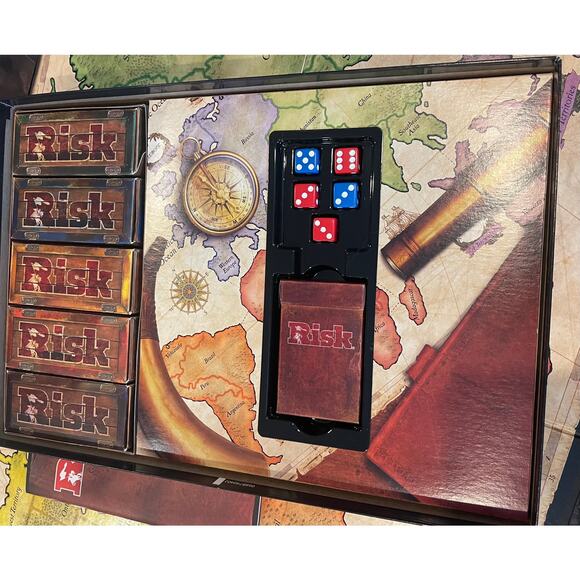 Risk The Game of Strategic Conquest Board Game Hasbro 2015 Modern Complete - Picture 3 of 7